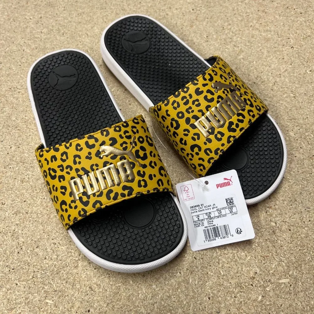 Puma Roar junior slide‎ sandals size 7c
